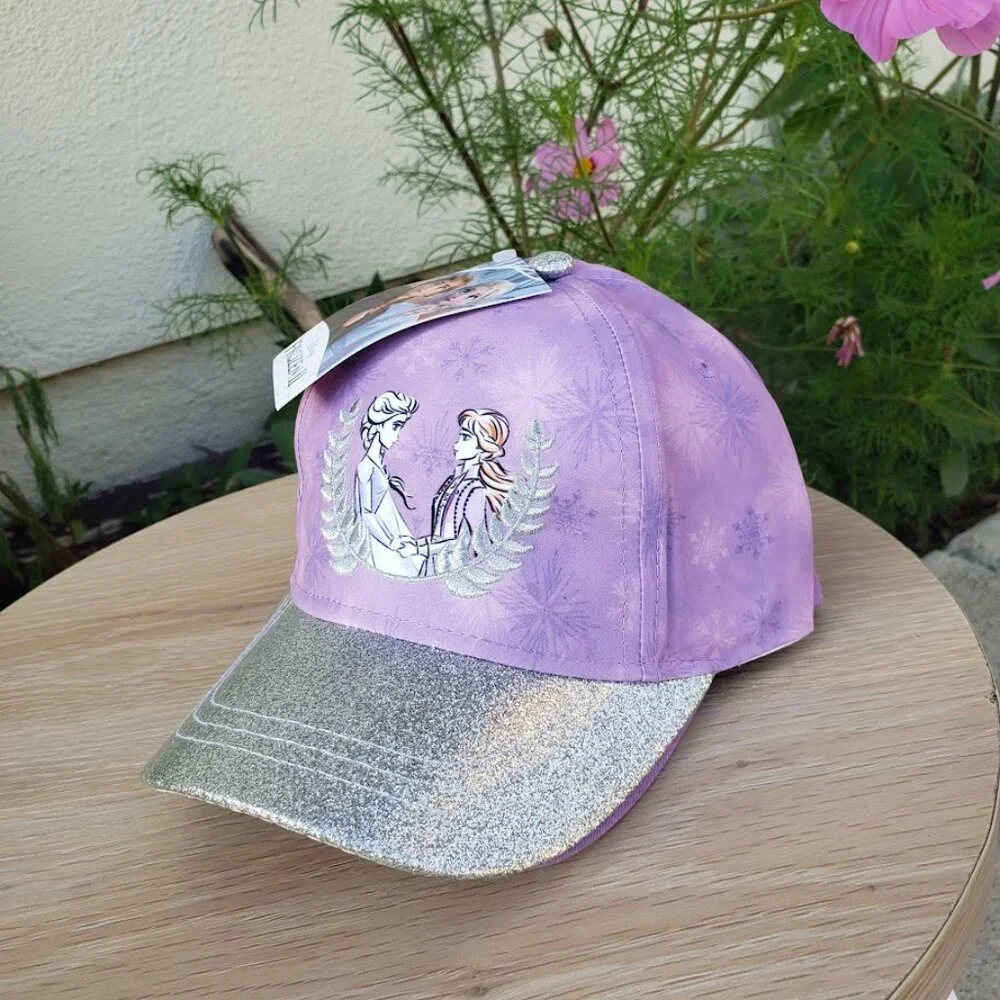 New DISNEY Frozen Elsa Anna Hat Baseball Cap Disneyland Toddler / Child size Com